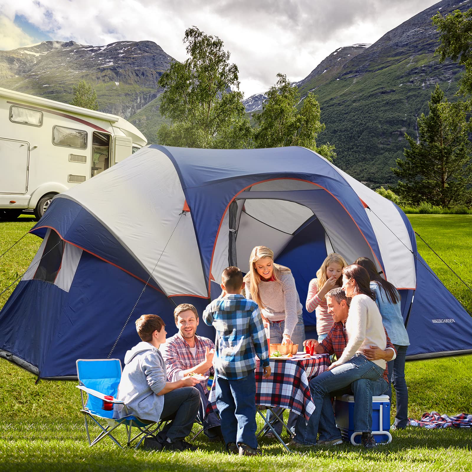 10 Person Camping Family Tent yumecamping