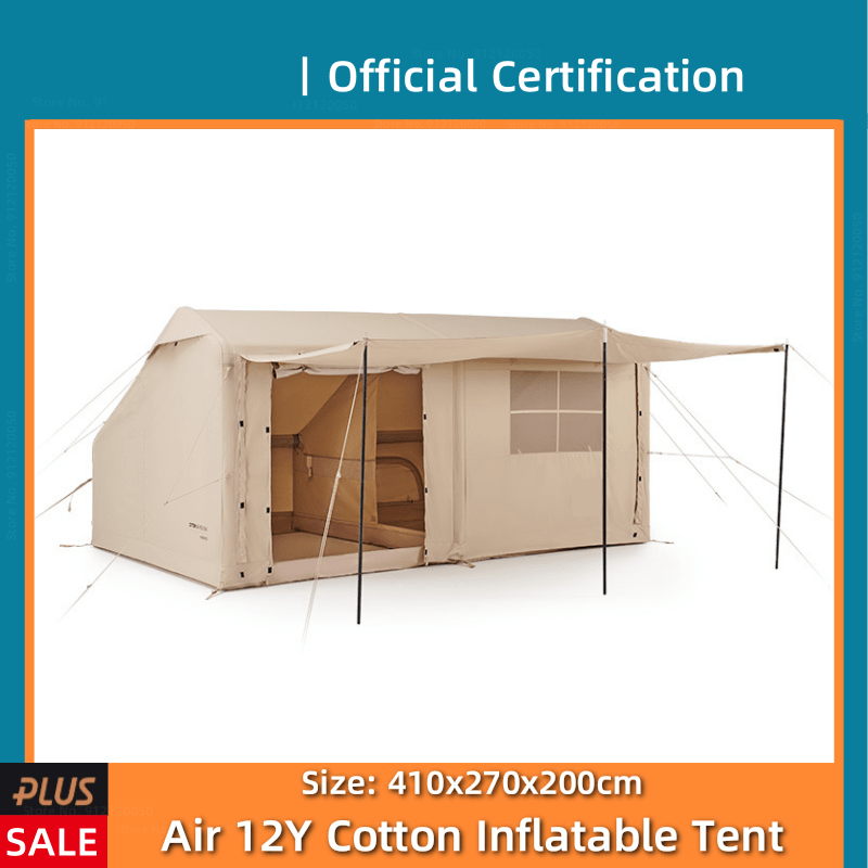 2-4 Person Luxury Cotton Inflatable Tent