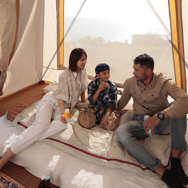 6 people canvas cabin tent