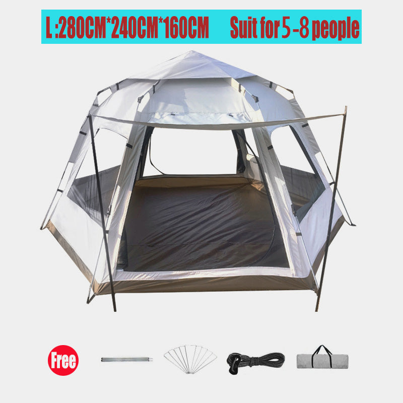 Automatic Pop up tent camping for 3-8 person
