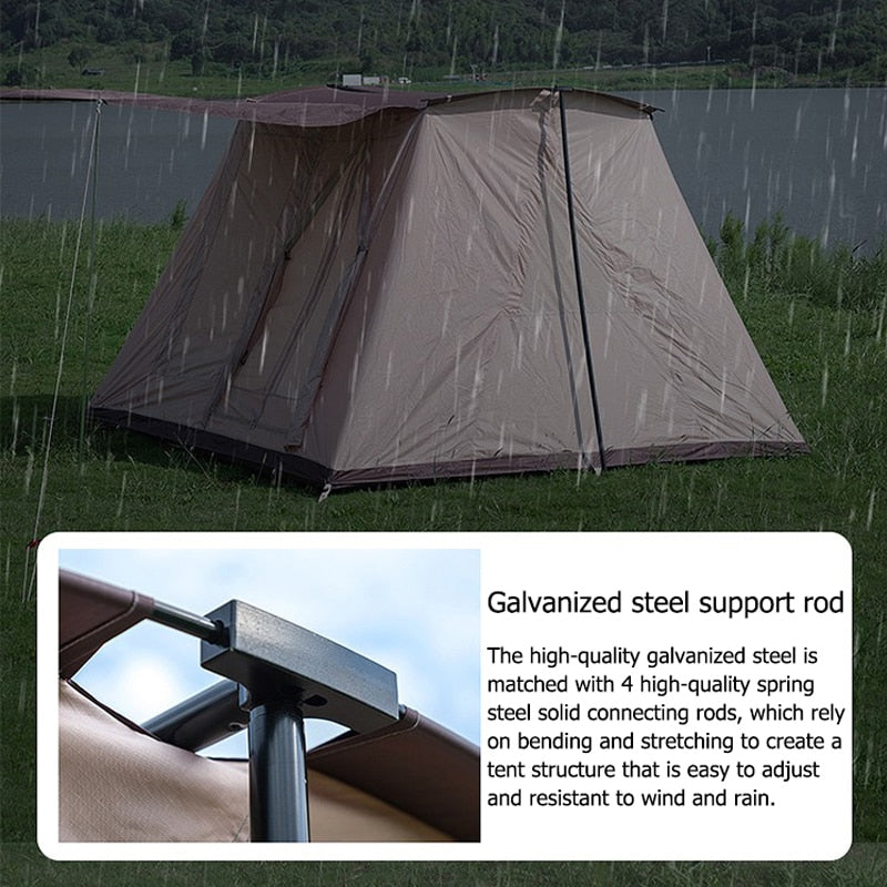 Double Pole Support Pop-up Tent