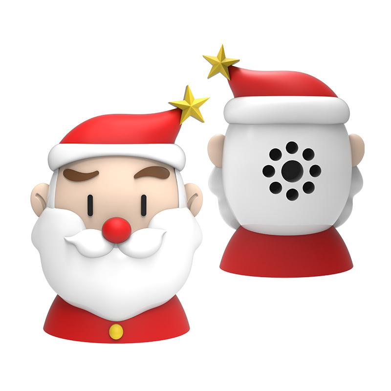 Cute Santa Claus Bluetooth Speaker Santa Claus Bluetooth Sound Mini Portable Speakers, Waterproof Bluetooth Speaker Small Speakers Bluetooth