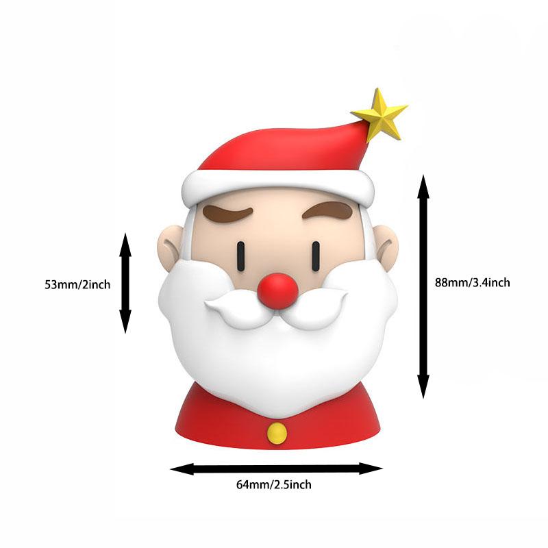 Cute Santa Claus Bluetooth Speaker Santa Claus Bluetooth Sound Mini Portable Speakers, Waterproof Bluetooth Speaker Small Speakers Bluetooth