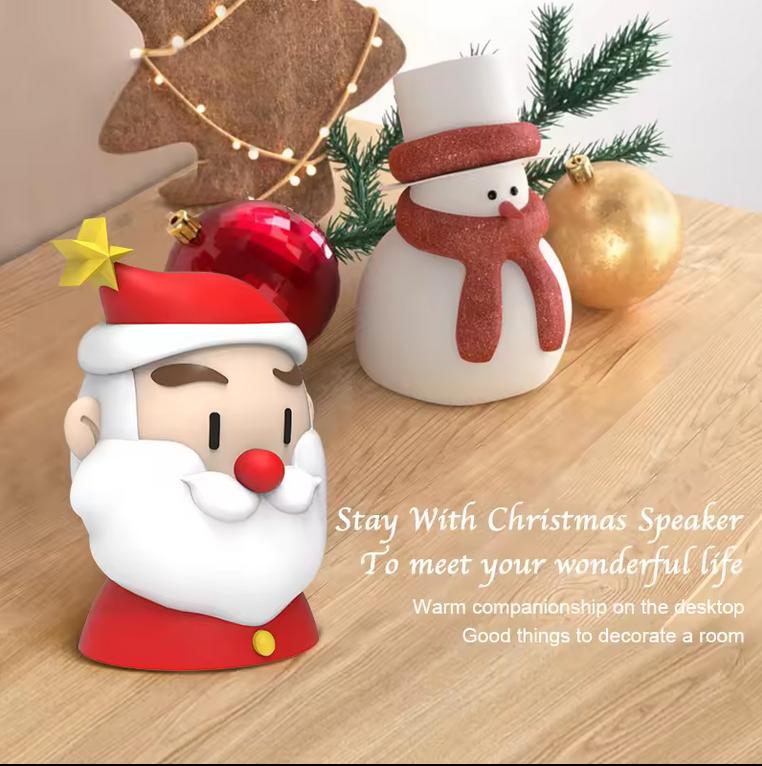 Cute Santa Claus Bluetooth Speaker Santa Claus Bluetooth Sound Mini Portable Speakers, Waterproof Bluetooth Speaker Small Speakers Bluetooth