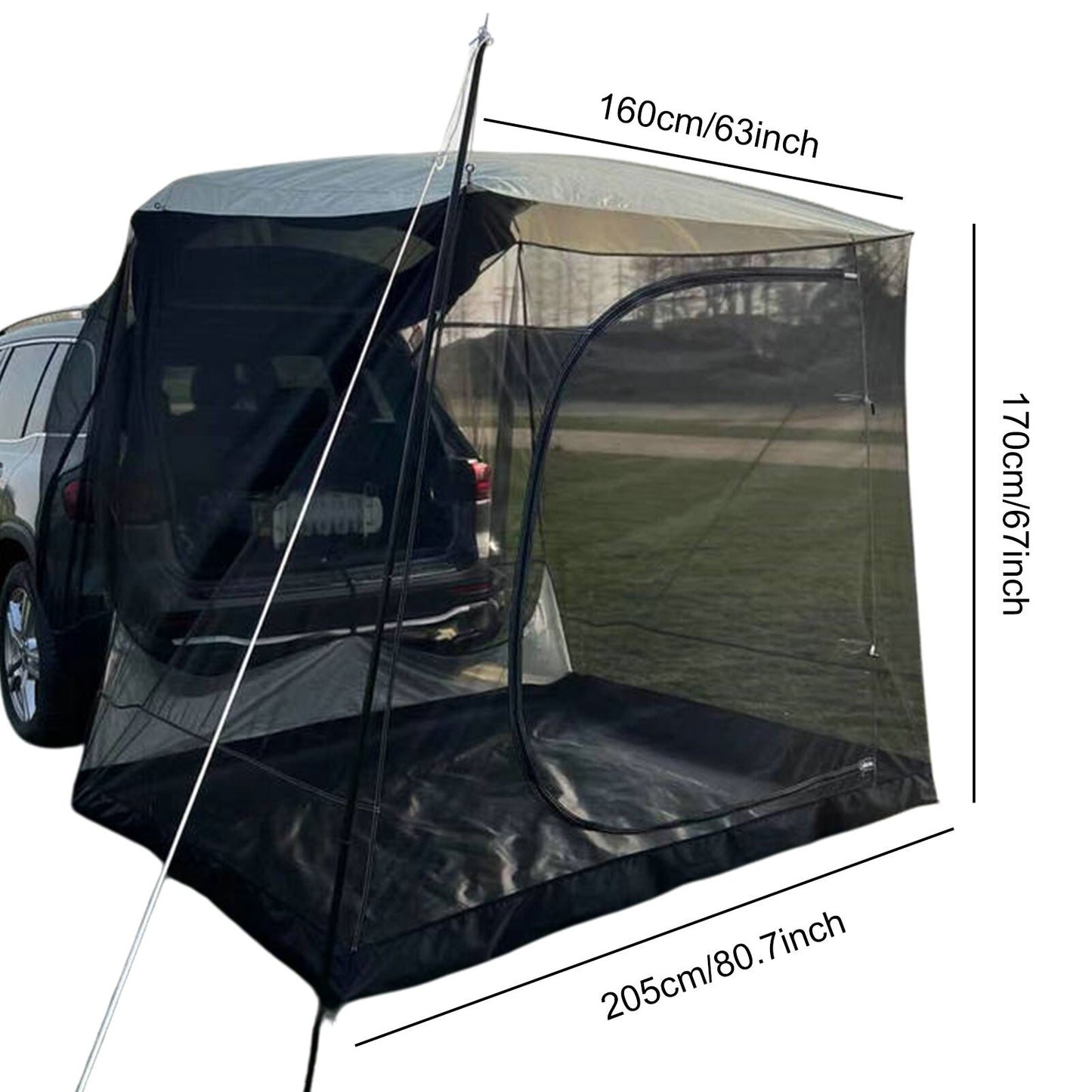 Portable car tent anti-mosquito